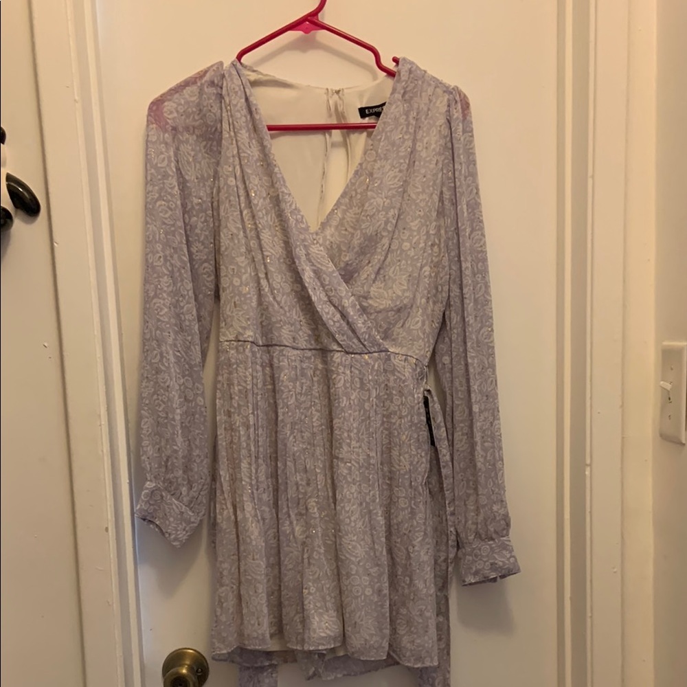 Lavender Long Sleeve Dress